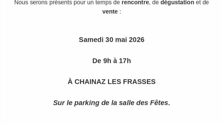 Dégustation vente de vins à Chainaz-les-Frasses